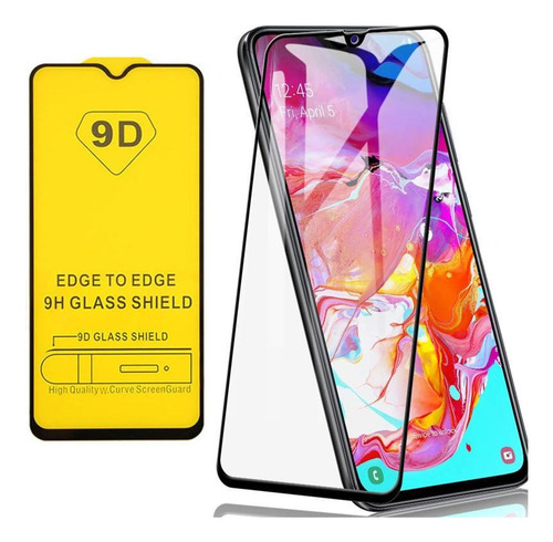 Vidrio Templado Full Premium Con Marco Para Samsung A06