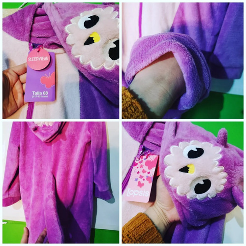 Pijamas Enteros Niños Polar Marca Topsis 