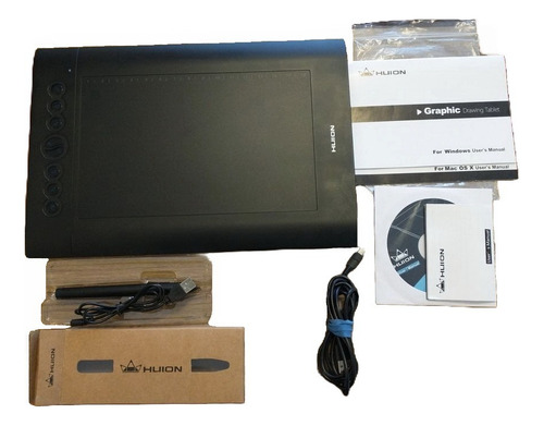 Huion Tableta De Diseño H610 Pro Accesorios Completos