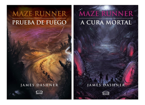 Maze Runner 2 Y 3 - Prueba Fuego + Cura - V&r - 2 Libros