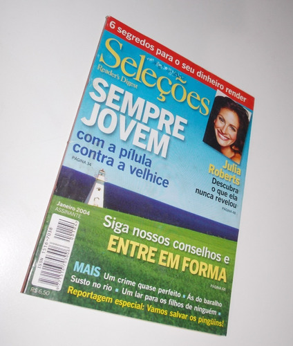 Revista Seleções Readers Digest Janeiro 2004 Sempre Jovem 