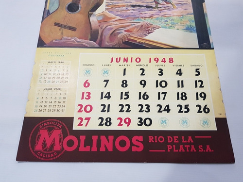 Imagen 8 de 9 de Antiguo Almanaque Molinos Río De La Plata 1949 Mag 58619