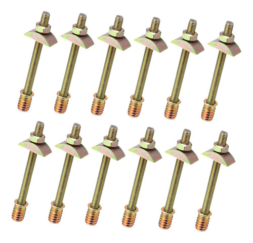 12 Piezas Muebles Conector Bollos Muebles M8x80 Mm
