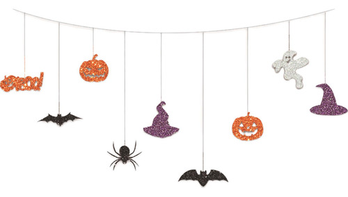4 Decoraciones De Halloween Bunting Banner Hanging Garland