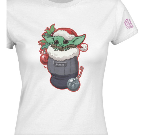 Camiseta Yoda Baby Bebe The Child Dama Navidad Star Wars Idk