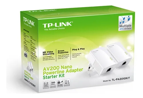Kit De Inicio Con Adaptadores Nano Powerline Av200
