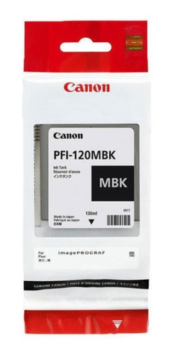 Cartucho Canon Pfi 120mbk Mate Negro