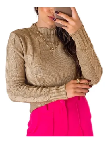 Blusa tricot sale feminina 2019