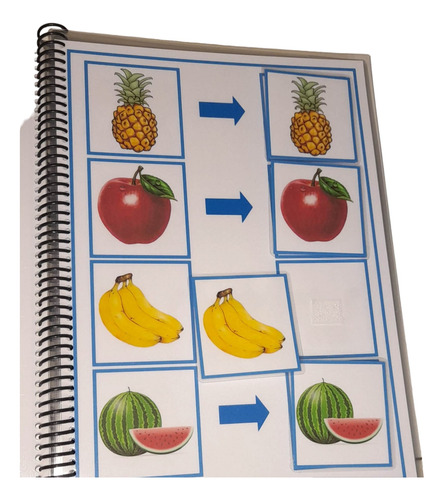 Material Pedagógico Plastificado- Caderno De Pareamentos.