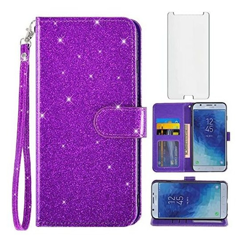 Funda Para Galaxy J7 Refine/j7 Star/j7 2018 De Tipo Cartera