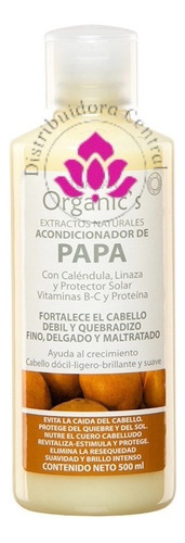 Acondicionador Fortalecedor Papa Con Linaza 500ml. Florigan 