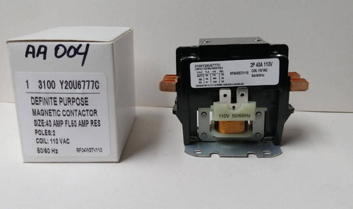 Contactor 2polos 40amp 110v