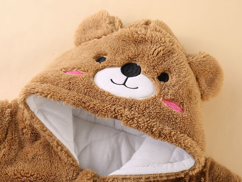 D Ropa De Gateo Niños Mono De Bebé De Invierno Grueso Y