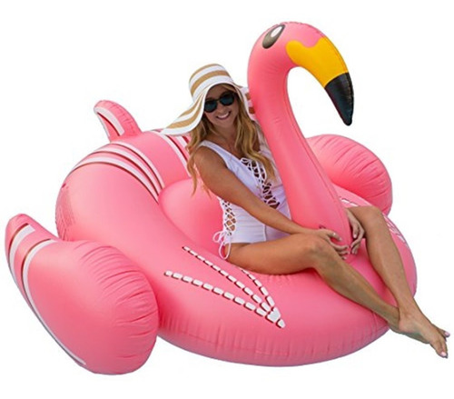 Inflable Piscina Cisne Flamingo Rosa Gigante 190cm Clicshop