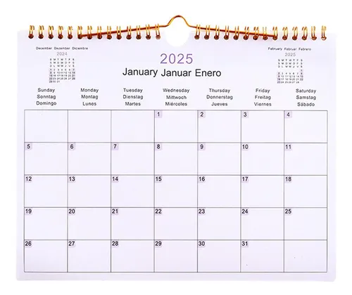 comprar Fweaad Calendario De Pared 2025 Calendario De Pared 2025