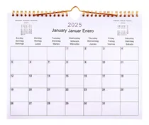 Comprar Fweaad Calendario De Pared 2025 Calendario De Pared 2025
