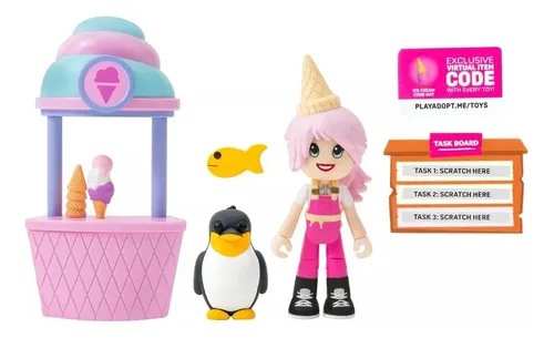 Adopt Me Pack X2 Figuras Heladeria Roblox E.full