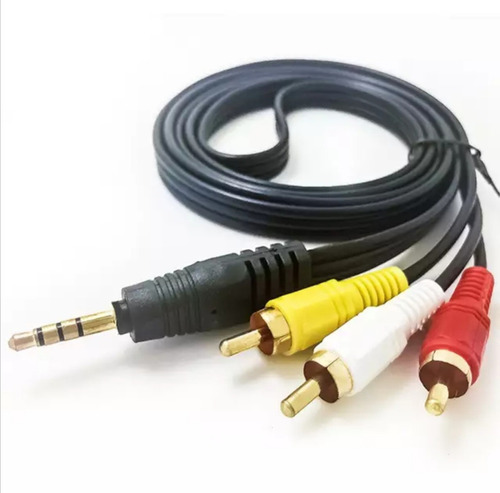 Cable Plug Rca 3x1 A/v 1,5m 