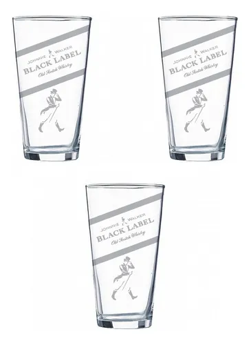 Vasos Whiscola Johnnie Walker 490ml Pack X6 Whisky Whiskey