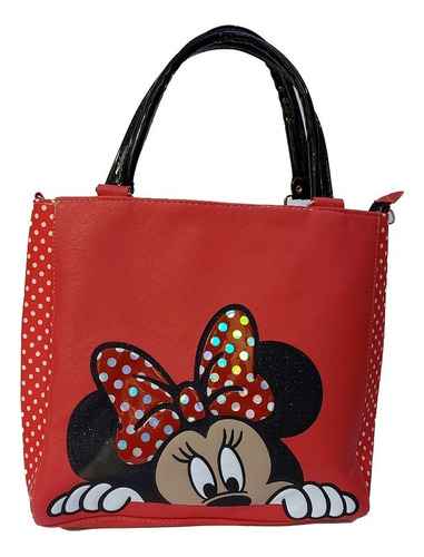 Bolsa De Mano Para Dama De Disney, Minnie Mouse En Rojo