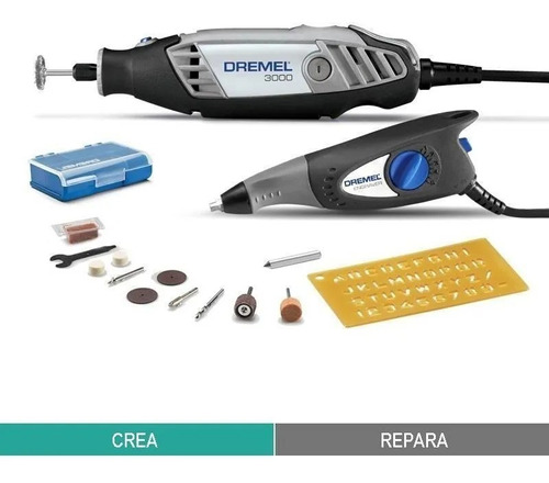 Promo Dremel Mototool 3000-10 Accesorios + Vibrograbador