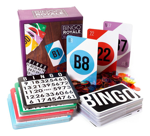 Juego De Mesa Bingo Royal Bingo Supplies Family Multijugador