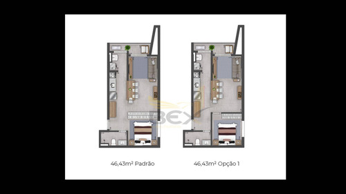 Imagem 5 de 30 de Apartamento Com 2 Suítes À Venda, 46 M² Por R$ 686.000,00 - Empresarial 18 Do Forte - Barueri/sp - Ap0671