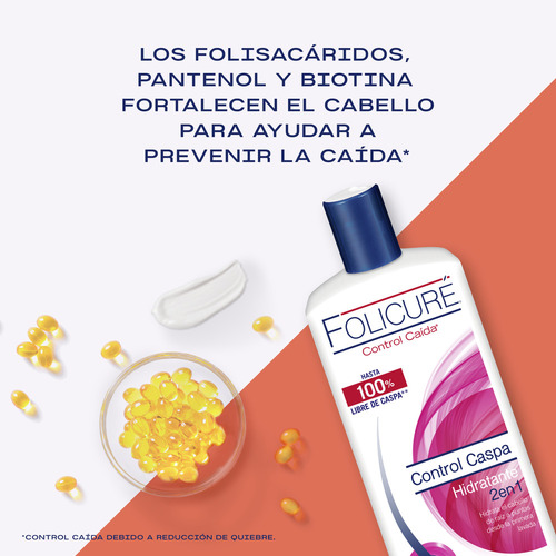 Folicure Shampoo Control Caspa 350 Ml