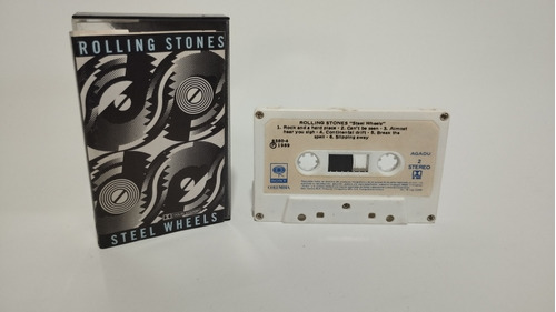 Rolling Stones - Steel Wheels Cassette Sony Rock 