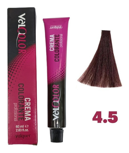 Tinte Valcolor  60g - Castaño Medio Caoba 4.5