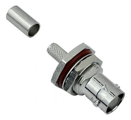 Bnc-hembra Lmr195 Rg58 13mm-diamet Panel Conector Crimpeable