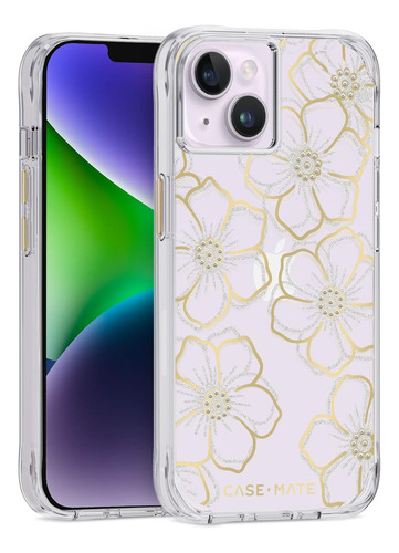 Funda Case-mate Para iPhone 14 Pro Shockpr Floral2