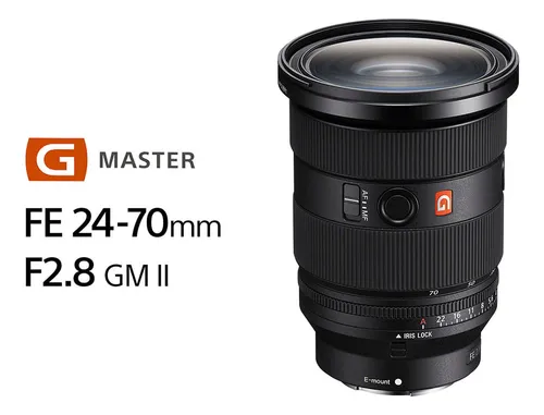 Lente Sony Fe 24-70mm F2,8 Gm Ii Master Montura E Full Frame Color Negro Tipo De Montaje Sony E