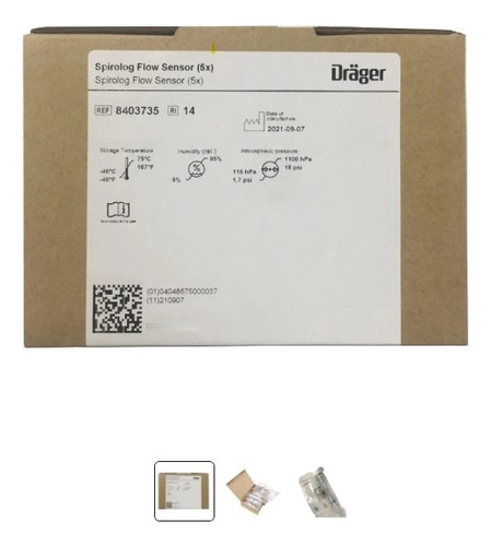 Sensor De Fluxo Drager Spirolog Ref. 8403735