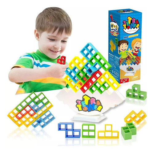 Bloques De Co Para De Apilables Tower Juegos Bloques - Tetra