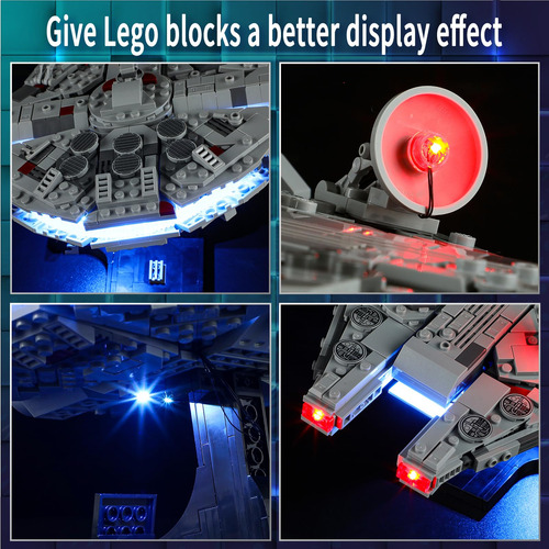 Luz Led Para Lego 75375 Millennium Falcon Set Vaodest