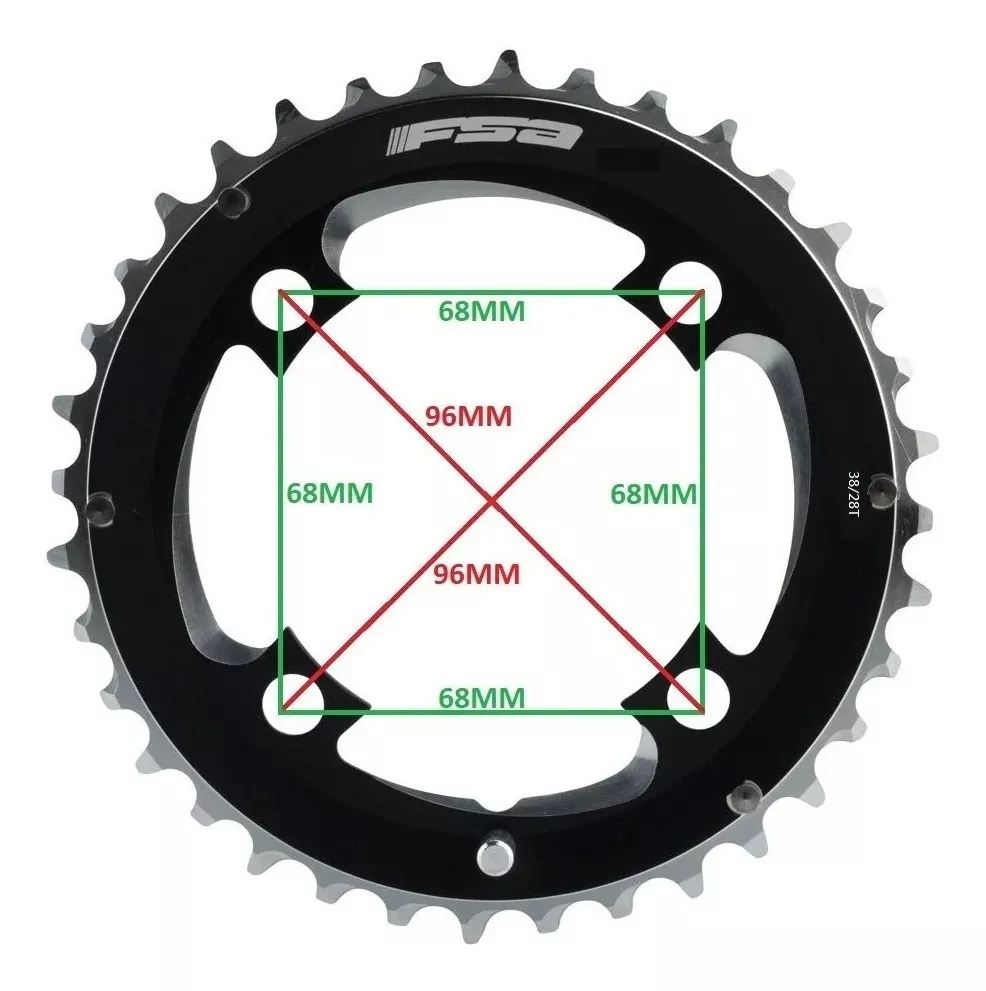 Segunda imagem para pesquisa de coroa 38 dentes mtb