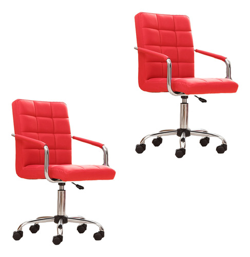 Silla De Escritorio Oficina Rd Sillon Ejecutivo Regulable X2