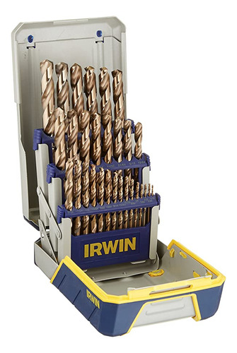 Irwin Industrial - Juego De Brocas Rectas Para Metal, Difer.