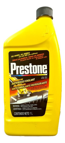 Anticongelante Prestone De 1 L. Chevrolet Chevy Nova