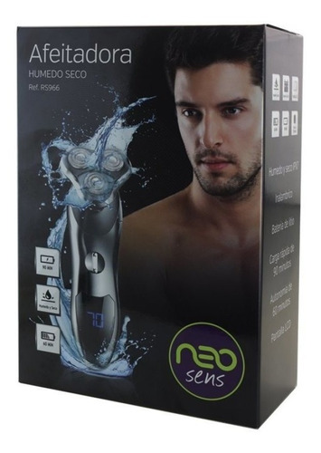 Imagen 2 de 5 de Oferta Del Dia Afeitadora Neo Sens Digital Húmedo Seco Rs966