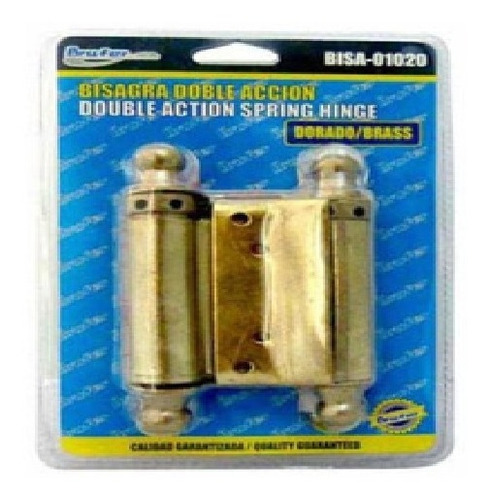 Bisagra Doble Accion 3  Dorada Bisa-01020 Brufer