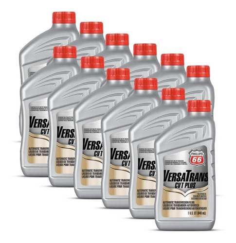 12-pack Aceite Transmisión Sintético P66 Versatrans Cvt Plus