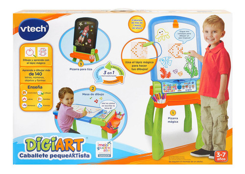 Digiart Caballete Pequeartista,upgrade Transformation Multicolor