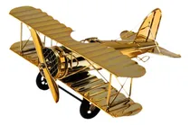 Comprar Avión Planeador Biplano, Modelo De Avión Vintage, M Oro