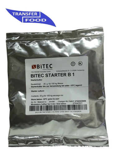 Iniciador Starter B1 - Curador Cárnico Controlado 25grs.