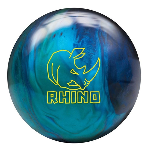 Rhino Cobalto Aqua Teal Bola Bolo Verde Azulado Aguamarina