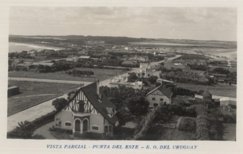 Vista De Punta Del Este Maldonado En 1930 - Lámina 45x30 Cm.