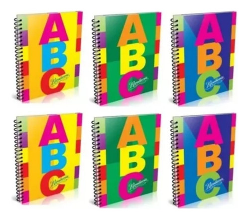 Pack X 6 Cuadernos Abc Rivadavia X 100 Hojas 21 X 27