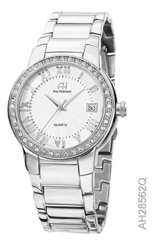 Relogio De Pulso Ana Hickmann Ah28562q Prata Feminino